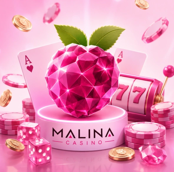 Interfaz móvil de Malina Casino en un smartphone